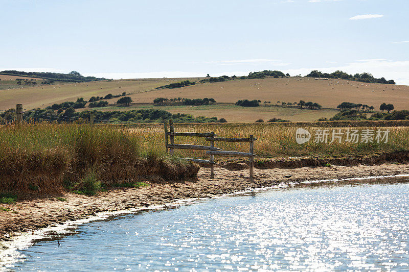 英国苏塞克斯郡的Cuckmere Haven